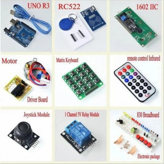 Starter Kit for Arduino UNO R3 SMD NEWEST RFID  Learning Suite With Retail Box