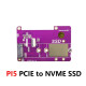 PCIe to M.2 NVME SSD Expansion Board Raspberry Pi 5 High Speed Gen 2 3 M. 2