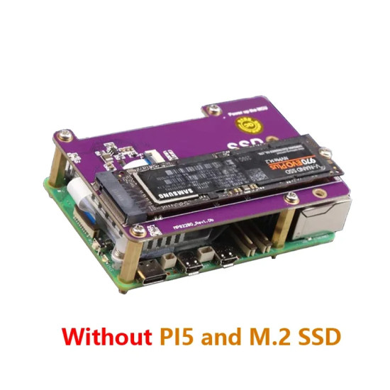 PCIe to M.2 NVME SSD Expansion Board Raspberry Pi 5 High Speed Gen 2 3 M. 2