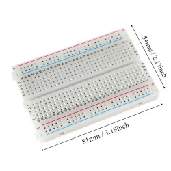 Mini Solderless Prototype Experiment Test Breadboard 400 Tie-points 81*54*8.5mm