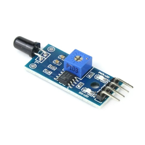 LM393 3 Pin IR Flame Detection Sensor Module Fire Detector Infrared Receiver Module for arduino