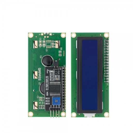 1602 LCD Display Blue/Green LED Backlight with I2C