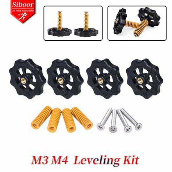 3D Printer Parts Heated Bed Spring Leveling Kit Adjustment