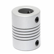 Aluminium Flexible Shaft Coupling Bore 5x8mm/6.35x8mm /8mmx8mm