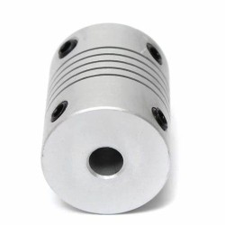 Aluminium Flexible Shaft Coupling Bore 5x8mm/6.35x8mm /8mmx8mm