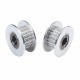 Aluminum GT2 Timing Pulley 20 Tooth 6mm/10mm Belt 5mm Bore