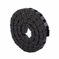 Black Nylon Cable Drag Chain Wire 1m 8mm x 8mm