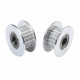 GT2/2GT Idler Timing Pulley 20 Tooth Wheel Bore 5mm Aluminium Gear Teeth width 6mm /10mm