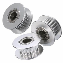 GT2/2GT Idler Timing Pulley 20 Tooth Wheel Bore 5mm Aluminium Gear Teeth width 6mm /10mm