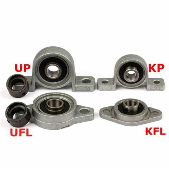 KFL/KP 08 Bearing Shaft Support Spherical Roller Zinc Alloy Mounted Bearings Pillow Block Housing