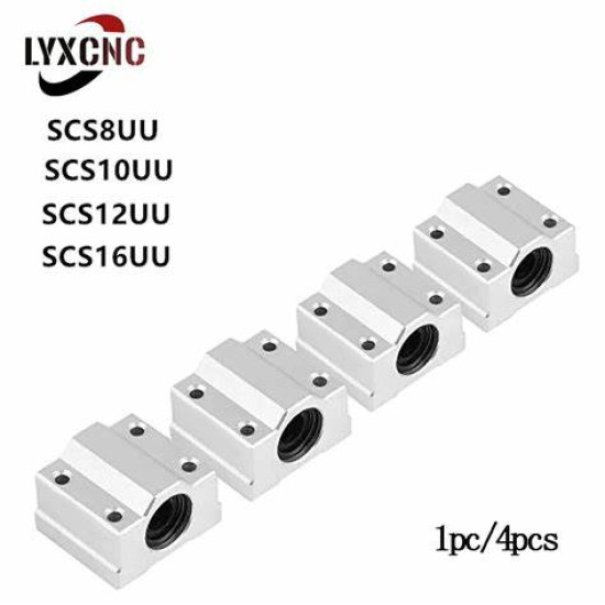 Linear Motion Ball Bearing Slide Block SC8UU 8mm /SC10UU 10mm/SC12UU 12mm