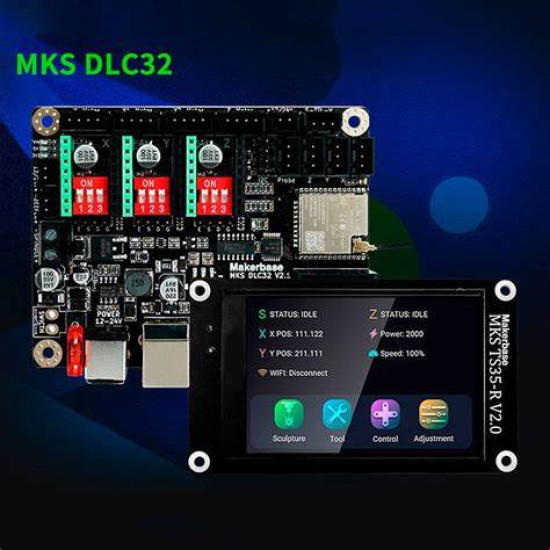 Makerbase MKS DLC32 V2.0 Offline Controller 32bits ESP32 WIFI GRBL