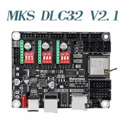 Makerbase MKS DLC32 V2.0 Offline Controller 32bits ESP32 WIFI GRBL TFT Touch Screen + 3 x a4988