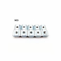 Nut Lock T Sliding M3 M4 M5 10pcs