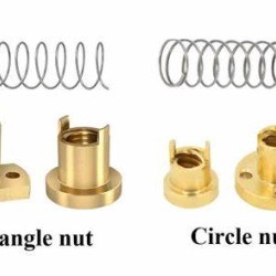 T8 Anti-backlash Spring Loaded Nut For CNC 8mm Threaded Rod Lead Screw