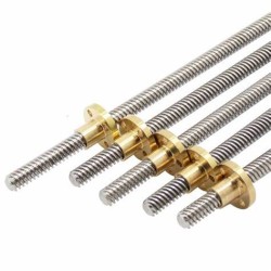 T8 Lead Screw 3D Printer Parts 300/400/500/800/1050/1200mm