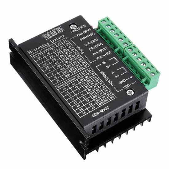 TB6600 Stepper Motor Driver Controller 4A 9~42V TTL 16 Micro-Step CNC 1 Axis