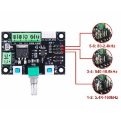 DC 12V-24V Stepper Motor Driver Drive Controller PWM Pulse Signal Generator Speed Control Module Board