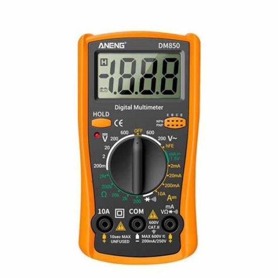 ANENG DM850 1999 Counts Digital Multimeter Eletric Professional Automatic AC/DC Votage Tester Current Ohm Ammeter Detector Tools