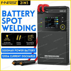 Fnirsi NEW SWM-10 Battery Spot Welder MAX 0.25mm Nickel Sheet 18650 Battery Tool