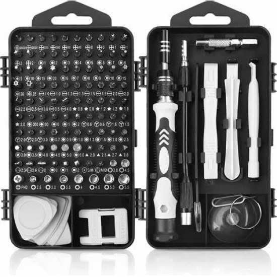 Precision Screwdriver Set 117 in 1 Magnetic Repair Tool Kit with 98 Torx Phillips Screw Driver