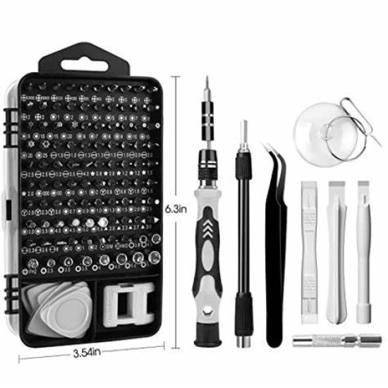 Precision Screwdriver Set 117 in 1 Magnetic Repair Tool Kit with 98 Torx Phillips Screw Driver