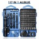 Precision Screwdriver Set 117 in 1 Magnetic Repair Tool Kit with 98 Torx Phillips Screw Driver