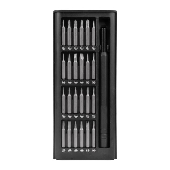 25 In 1 Screwdriver Kit Magnetic Bits Phillips Torx Hex Precision