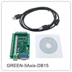 Driver board CNC USB MACH3 100Khz breakout board 5 axis interface driver motion controller with DB15 interface